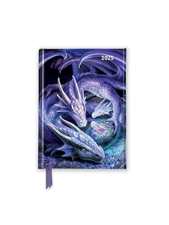anne stokes welcome hatchling 2025 luxury pocket diary planner week to view 1st edition flame tree studio