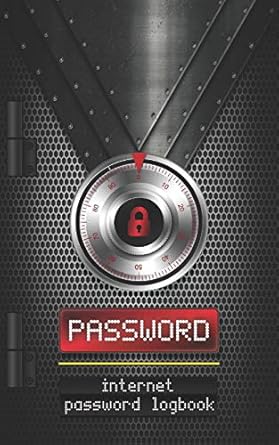 password internet password logbook safe as the fort knox vault tabbed pages for login serial numbers and