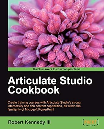 articulate studio cookbook 1st edition robert kennedy iii 1849693080, 978-1849693080
