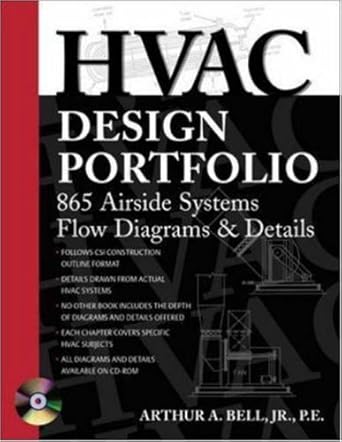 hvac design portfolio 865 airside systems flow diagrams and details 1st edition arthur a bell jr 0071421866,