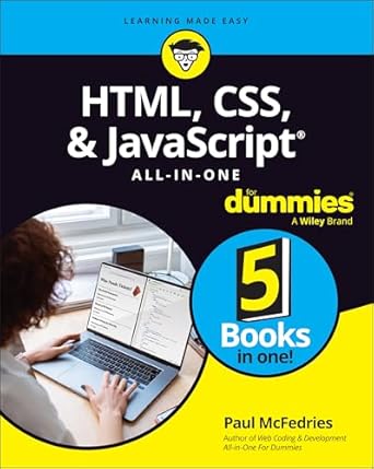 html css and javascript all in one for dummies 1st edition paul mcfedries 1394164688, 978-1394164684