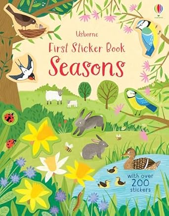 first sticker book seasons 1st edition holly bathie ,jean claude 1805071769, 978-1805071761