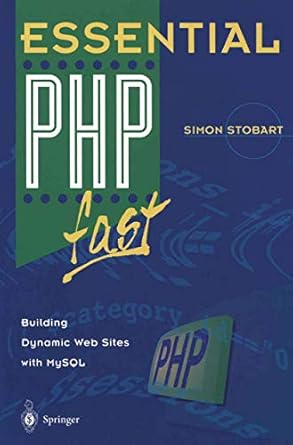 essential php fast 1st edition simon stobart 1852335785, 978-1852335786