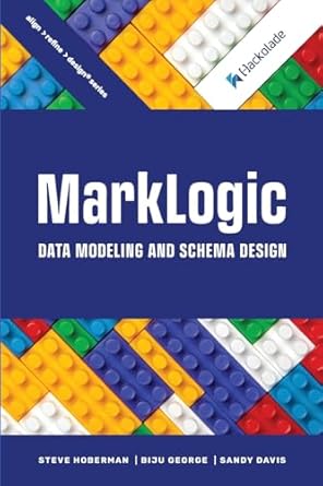 marklogic data modeling and schema design 1st edition sandy davis ,biju george ,steve hoberman 1634622707,