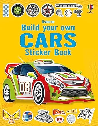 build your own cars sticker book build and customize your own supercars in this interactive sticker book 1st