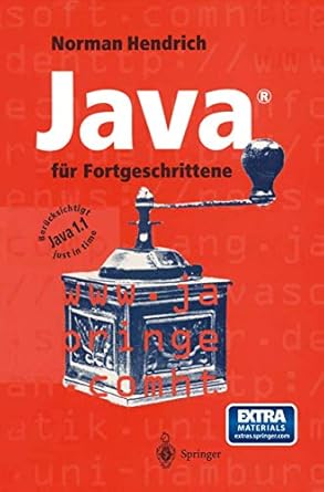 java fur fortgeschrittene 1st edition norman hendrich 3540615318, 978-3540615316