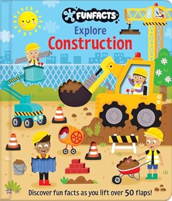 explore construction lift the flap book board book with over 50 flaps to lift 1st edition jennie bradley