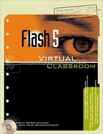 flash 5 virtual classroom 1st edition doug sahlin 0072131152, 978-0072131154