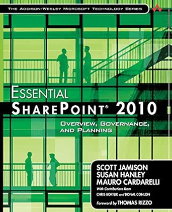 essential sharepoint 2010 overview governance and planning 1st edition scott jamison ,susan hanleymauro