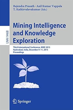 mining intelligence and knowledge exploration third international conference mike 2015 hyderabad india