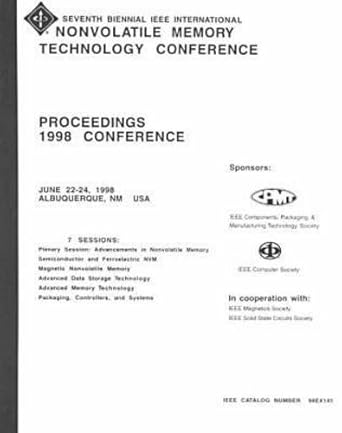 seventh biennial ieee international nonvolatile memory technology conference proceedings 1998 converence june