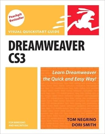 dreamweaver cs3 for windows and macintosh 1st edition tom negrino ,dori smith 0321503023, 978-0321503022
