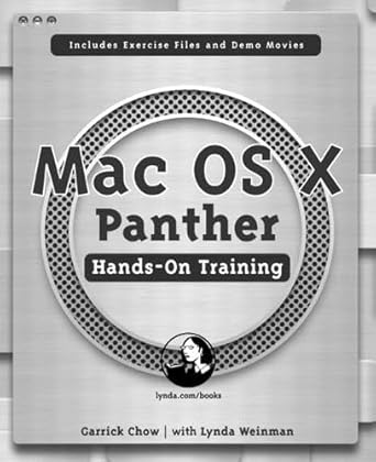 mac os x panther 1st edition garrick chow ,lynda weinman 0321241711, 978-0321241719