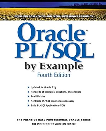oracle pl/sql by example 1st edition benjamin rosenzweig ,elena rakhimov 0137144229, 978-0137144228