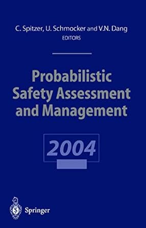 probabilistic safety assessment and management psam 7 esrel 04 1st edition c spitzer ,u schmocker ,v n dang