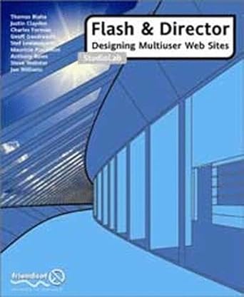 flash and director designing multiuser web sites studiolab 1st edition thomas blaha ,steve webster