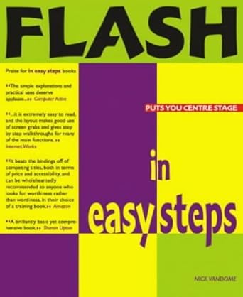 flash in easy steps 1st edition n vandome 1840781068, 978-1840781069