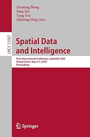 spatial data and intelligence first international conference spatialdi 2020 virtual event may 8 9 2020