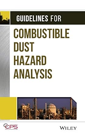 guidelines for combustible dust hazard analysis 1st edition ccps 1119010160, 978-1119010166