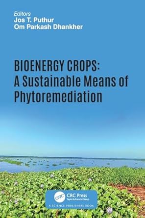 bioenergy crops 1st edition jos t puthur ,om parkash dhankher 1032260335, 978-1032260334