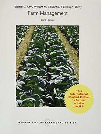farm management 8e 1st edition kay 9814636258, 978-9814636254