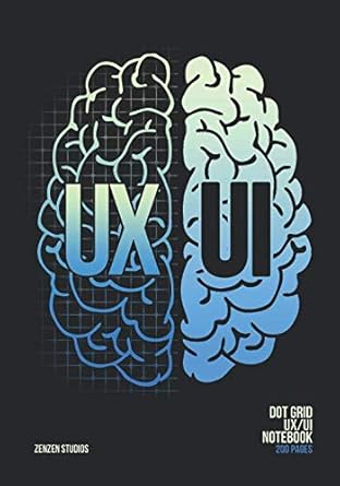 brain dot grid ui and ux notebook a planning notebook for developers 1st edition zenzen studios 1793962200,