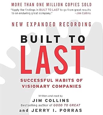 built to last cd successful habits of visionary companies abridged edition jim collins ,jerry i porras