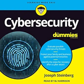 cybersecurity for dummies 1st edition joseph steinberg ,bj harrison ,tantor audio b081zhvf3g