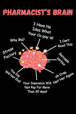 pharmacy technician gifts pharmacists brain 1st edition tom bee b0ckx6gg47