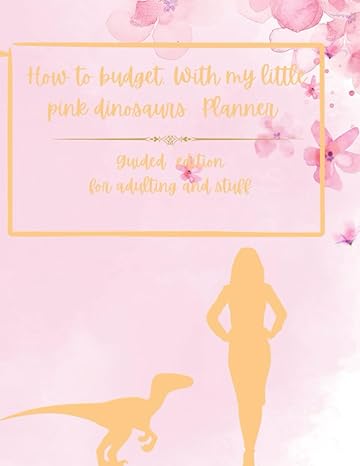 how to budget with my little pink dinosaurs planner for adulting and stuff 1st edition fernando a gomez