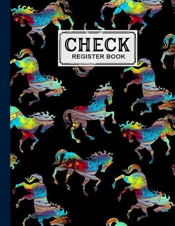 check register book check register book horses cover check and debit card register 120 pages size 8 5 x 11