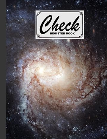 check register book check register book spiral galaxy cover check and debit card register 120 pages size 8 5