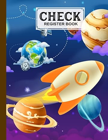 check register book check register book universe cover check and debit card register 120 pages size 8 5 x 11