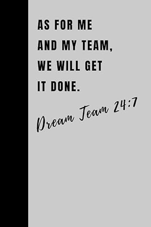 as for me and my team we will get it done dream team funny employee appreciation gift idea daily to do list