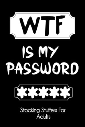 stocking stuffers for adults personal organizer for usernames logins and web addresses witty christmas gift