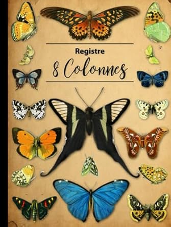 registre 8 colonnes livre comptable 8 colonnes pour le suivi quotidien et mensuel des revenus et des depenses