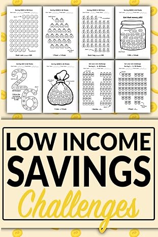low income savings challenge book 1st edition laura publishing b0cr4g4794