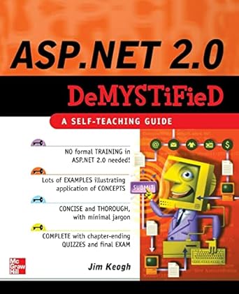 asp net 2 0 demystified 1st edition jim keogh 0072261412, 978-0072261417