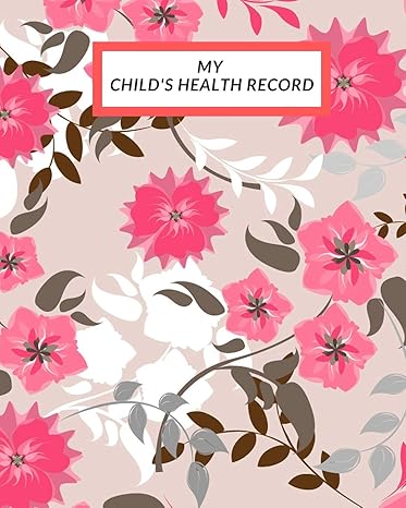 my childs health record childs medical history to do book baby s health keepsake register and information