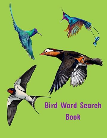 bird word search book puzzles are organised by country to help you discover where in the world different