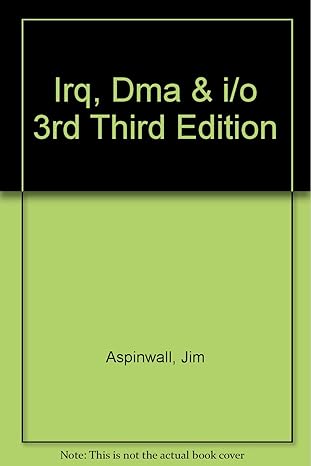 irq dma and i/o 3rd third edition 1st printing, includes cd-rom edition jim aspinwall b009npc0xs