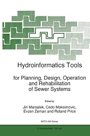 hydroinformatics tools for planning design operation and rehabilitation of sewer systems 1st edition j
