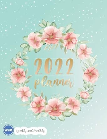 2022 planner weekly and monthly 8 5 x 11 jan 2022 dec 2022 12 month planner calendar organizer with holidays