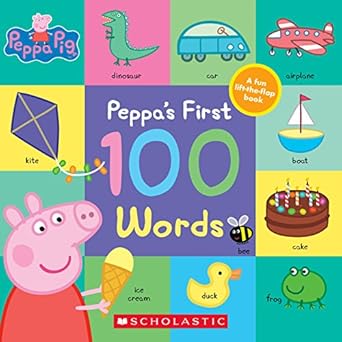 peppas first 100 words 1st edition scholastic ,eone 1338228773, 978-1338228779