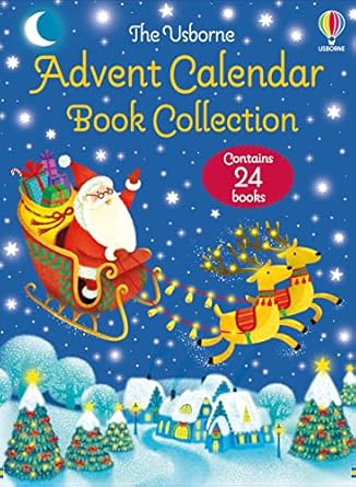 usborne advent calendar book collection festive countdown with 24 magical tales of princes princesses dragons