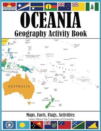 oceania geography activity book 1st edition j r grady 1647904072, 978-1647904074