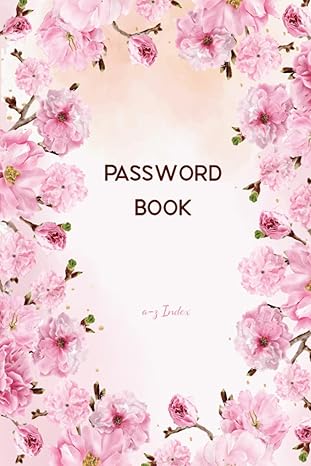 password book internet address and password organizer logbook with a z index log in password journal 1st