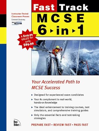 fast track mcse 6 in 1 networking mcse certification covers exam 70 067 70 073 70 068 70 058 70 059 70 087