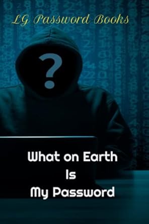 what on earth is my password 6x9 internet passwor organizer password logbook internet password book with tabs