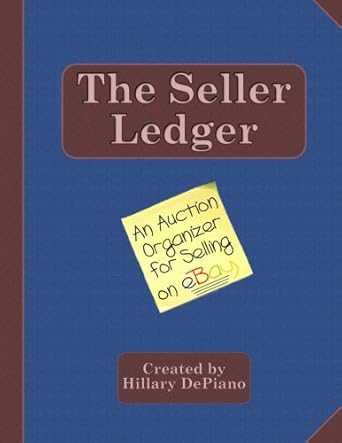the seller ledger an auction organizer for selling on ebay perfect bound edition t w seller 0978606302,